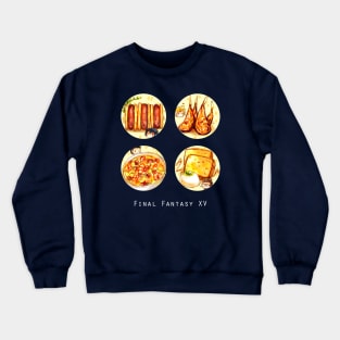 Final Fantasy XV The Boys' Favorite Foods Crewneck Sweatshirt